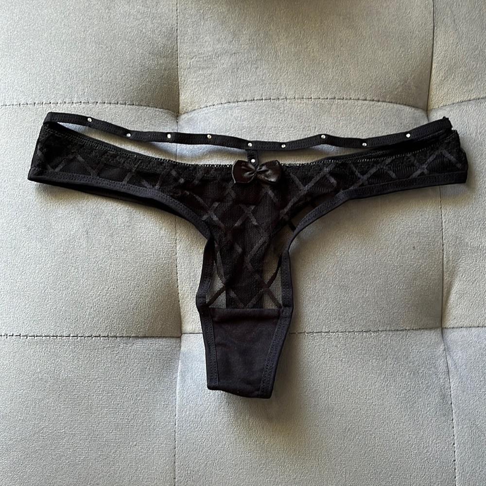 Black thong